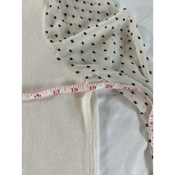 LOFT Women's lightweight Sweater Size M Sheer Sleeves Official Casual Coquette - Picture 7 of 9